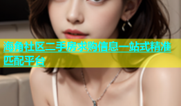 海角社区二手房求购信息一站式精准匹配平台